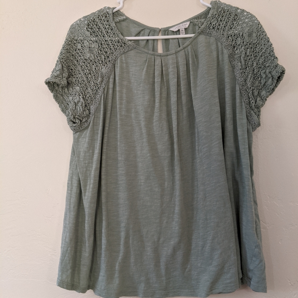 🌻Lucky Brand Green Blouse